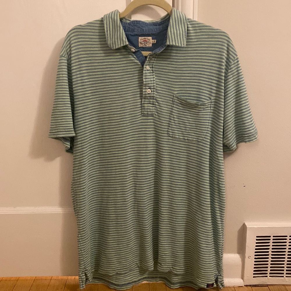 Faherty Casual T-Shirt Polo